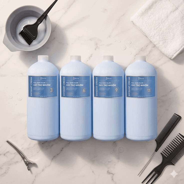 Oxy Trợ Nhuộm Zalesna Hương Bạc Hà 2000ml