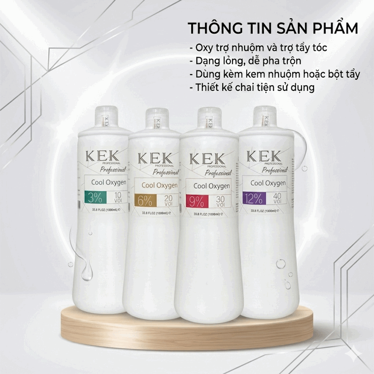Oxy Trợ Nhuộm KEK Hương Dâu 1000ml