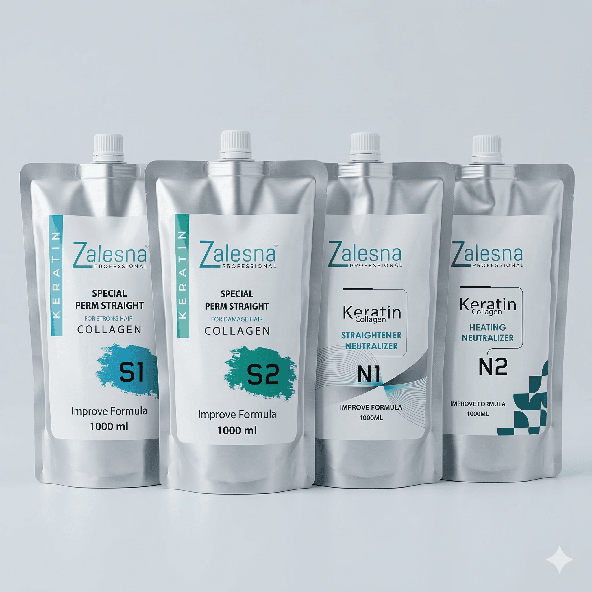 Kem Uốn Duỗi Đa Năng Zalesna 1000ml