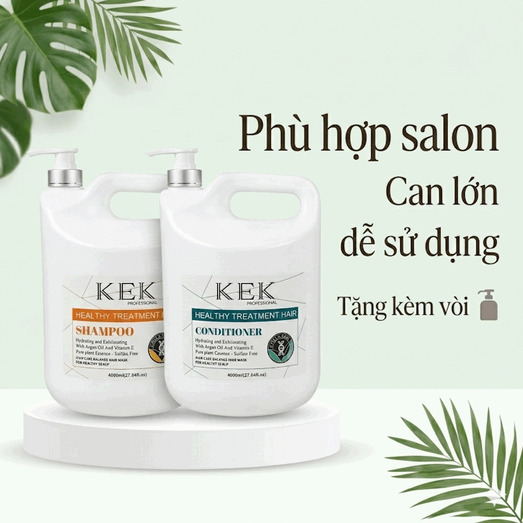 Gội Xả KEK Dưỡng Ẩm Phục Hồi Can Lớn 4000ml