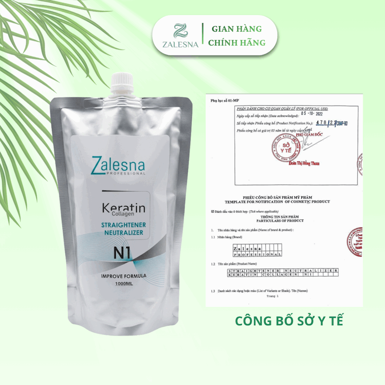 Kem Uốn Duỗi Đa Năng Zalesna 1000ml