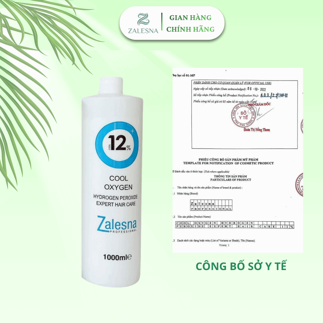 Oxy Trợ Nhuộm Zalesna Hương Bạc Hà 1000ml