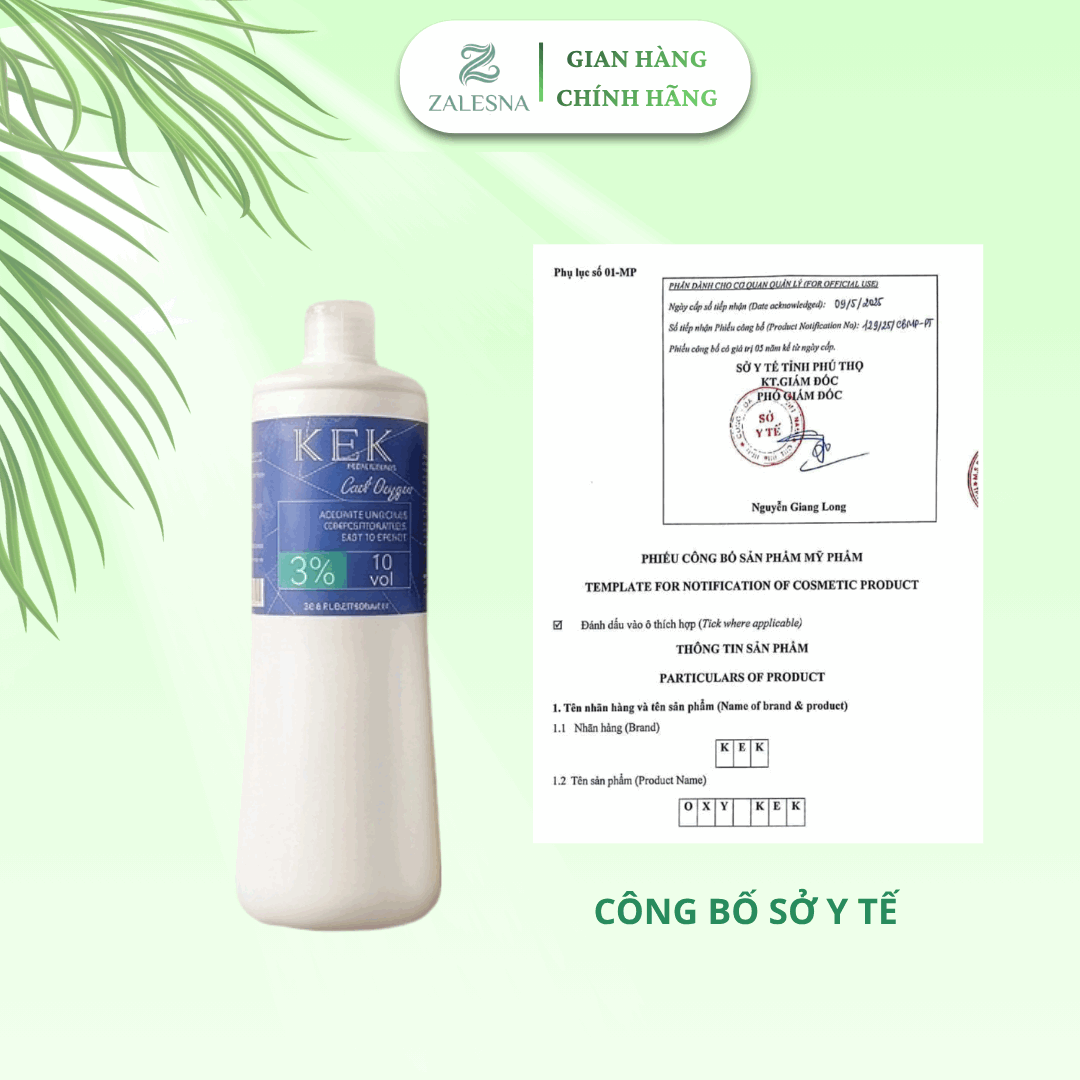 Oxy Trợ Nhuộm KEK Hương Bạc Hà 1000ml