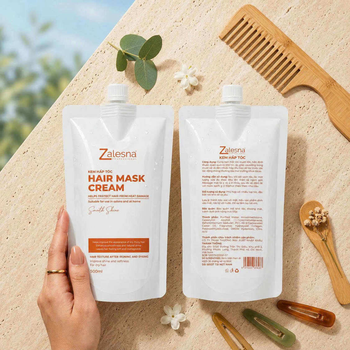 Kem Hấp Phục Hồi Tóc Hư Tổn Dạng Túi 500ml - 1000ml